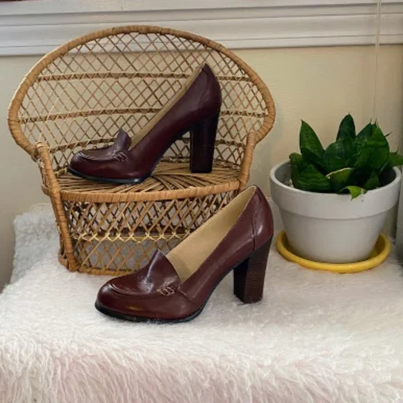 Maripe Madrid heeled loafers 6M - Picture 1 of 7